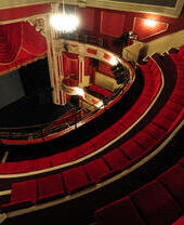 An indoor view of Lincoln's New Theatre Royal