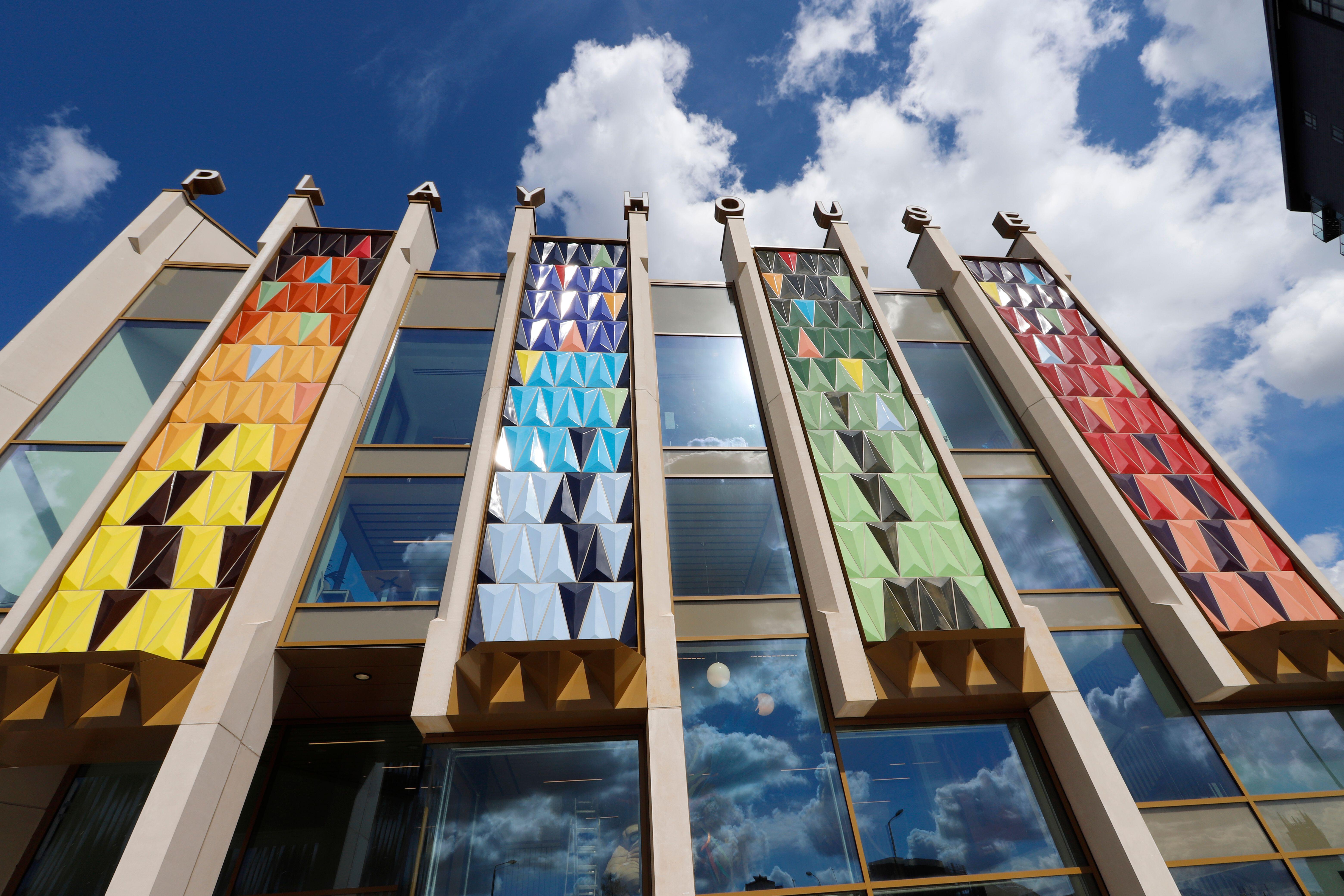 Exterior of Leeds Playhouse, Leeds, Yorkshire, previously West Yorkshire Playhouse.