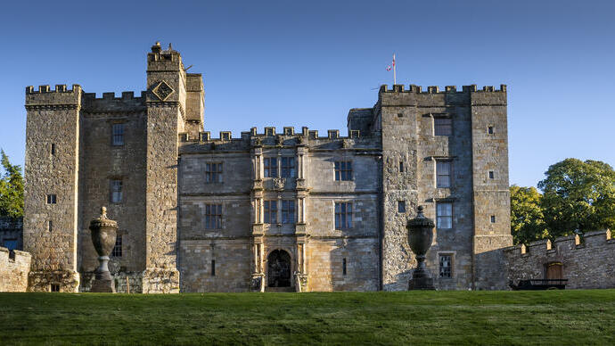 Vista esterna del castello di Chillingham
