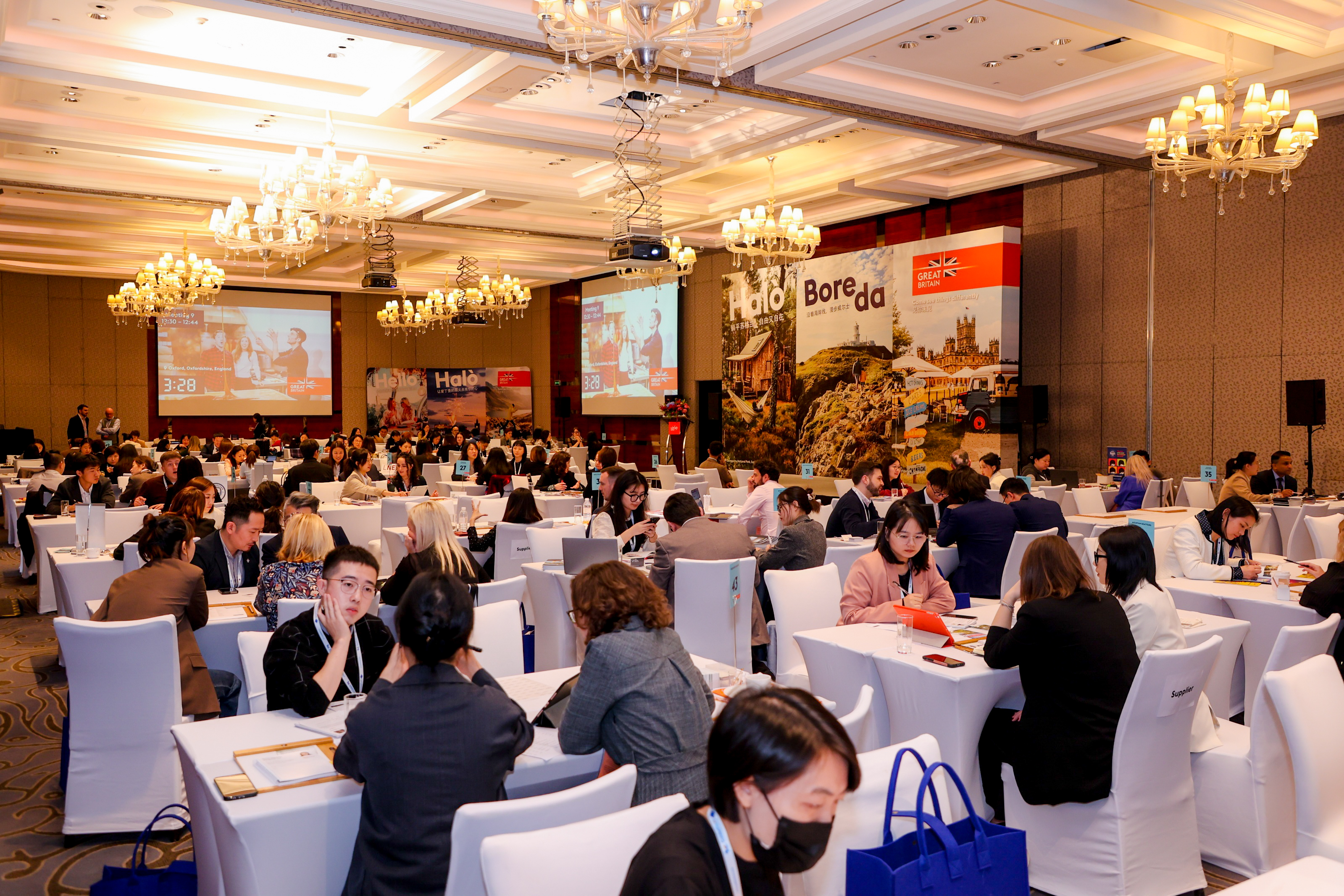 Destination Britain China 2023 workshop area