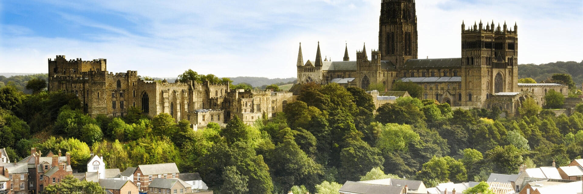 Blick über die Stadt Durham