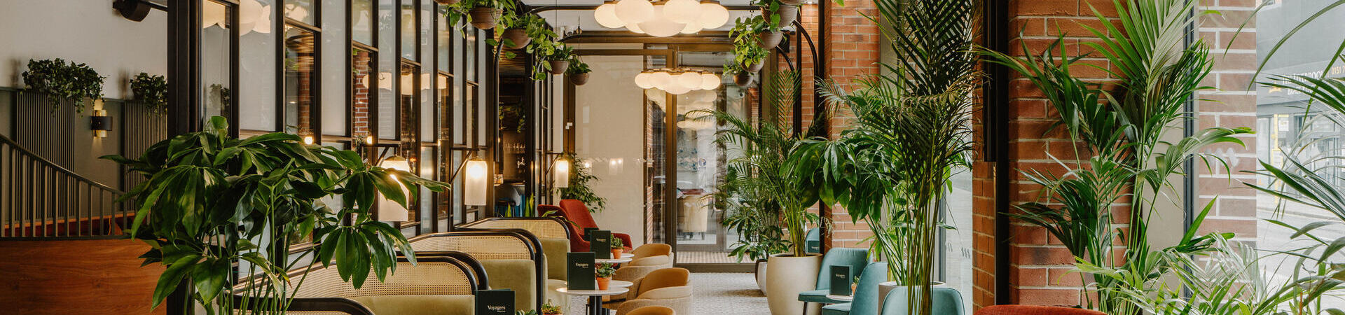 The lobby of the Halyard Liverpool, an IHG hotel
