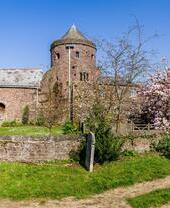 Tiverton Castle in historic Tiverton, Devon