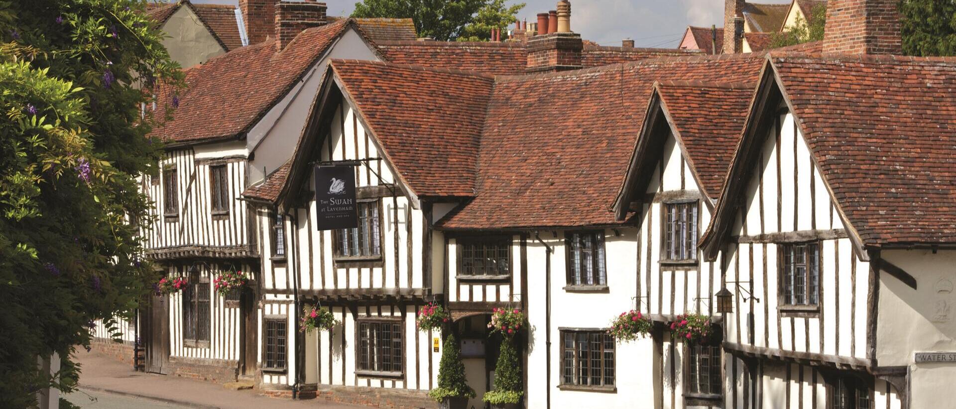 The exterior of The Swan at Lavenham Hotel