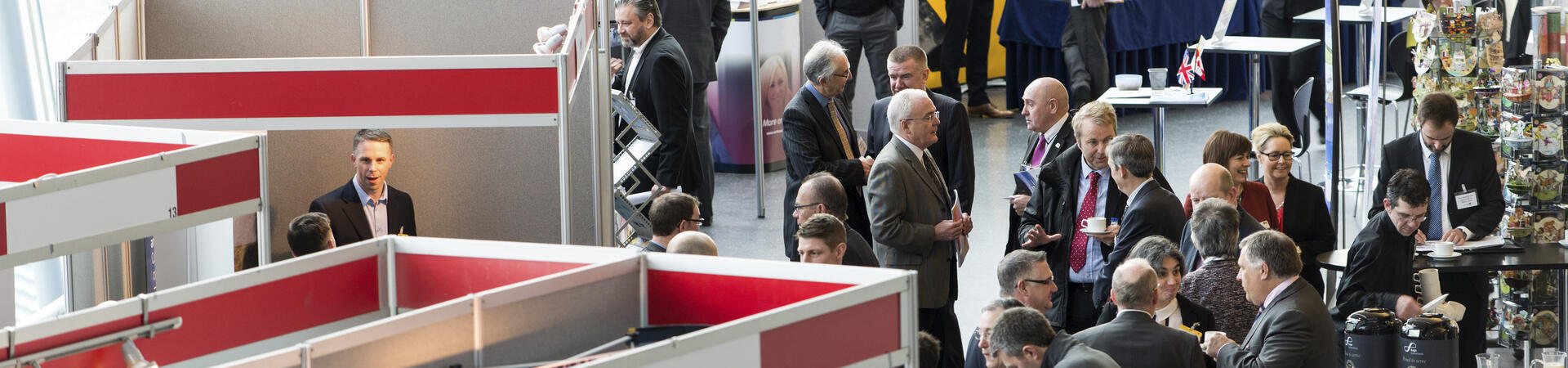 Groups of delegates at the NOF Energy National Conference and Exhibition