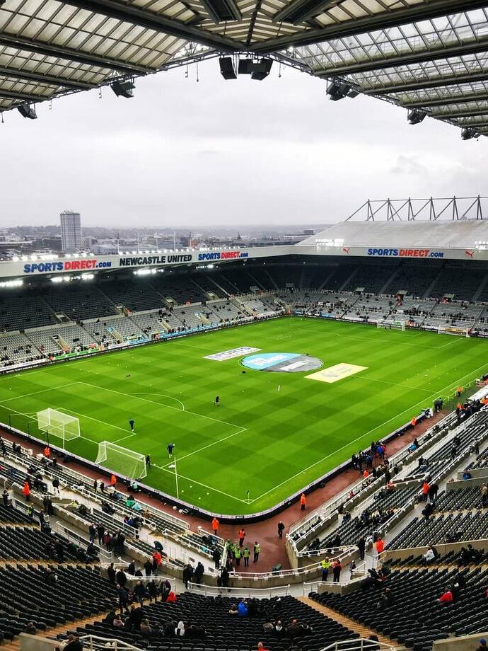 Visita al estadio del Newcastle United