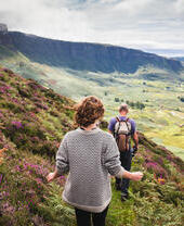 Descent into Cleadale, Isle of Eigg