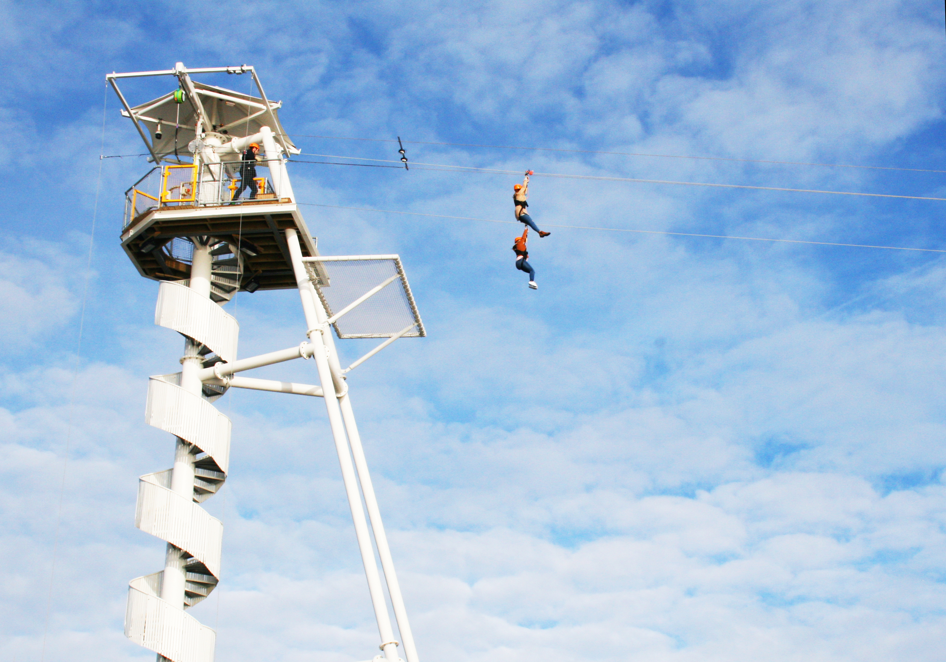 People at Brighton Zip