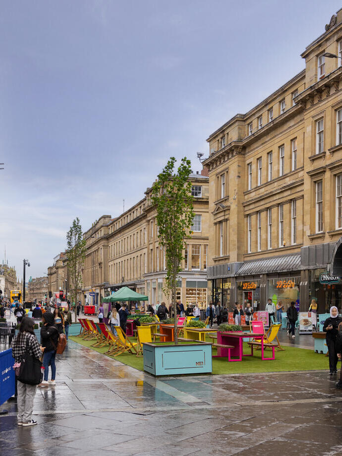 Grainger town, historic centre of Newcastle upon Tyne