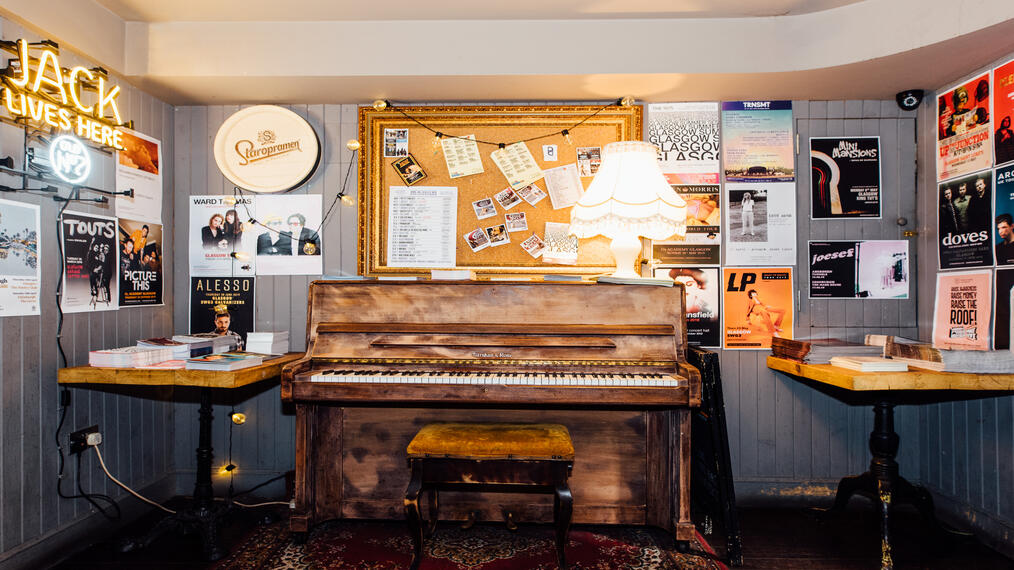 King Tut's Wah Wah Hut music venue in Glasgow, Scotland