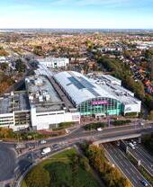 Vista aérea del centro comercial Galleria