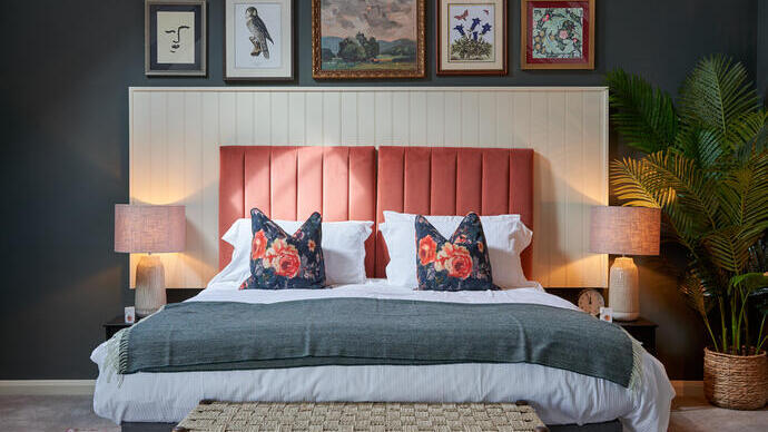 Bild eines Schlafzimmers im Langford Inn in der Nähe des Flughafens Bristol