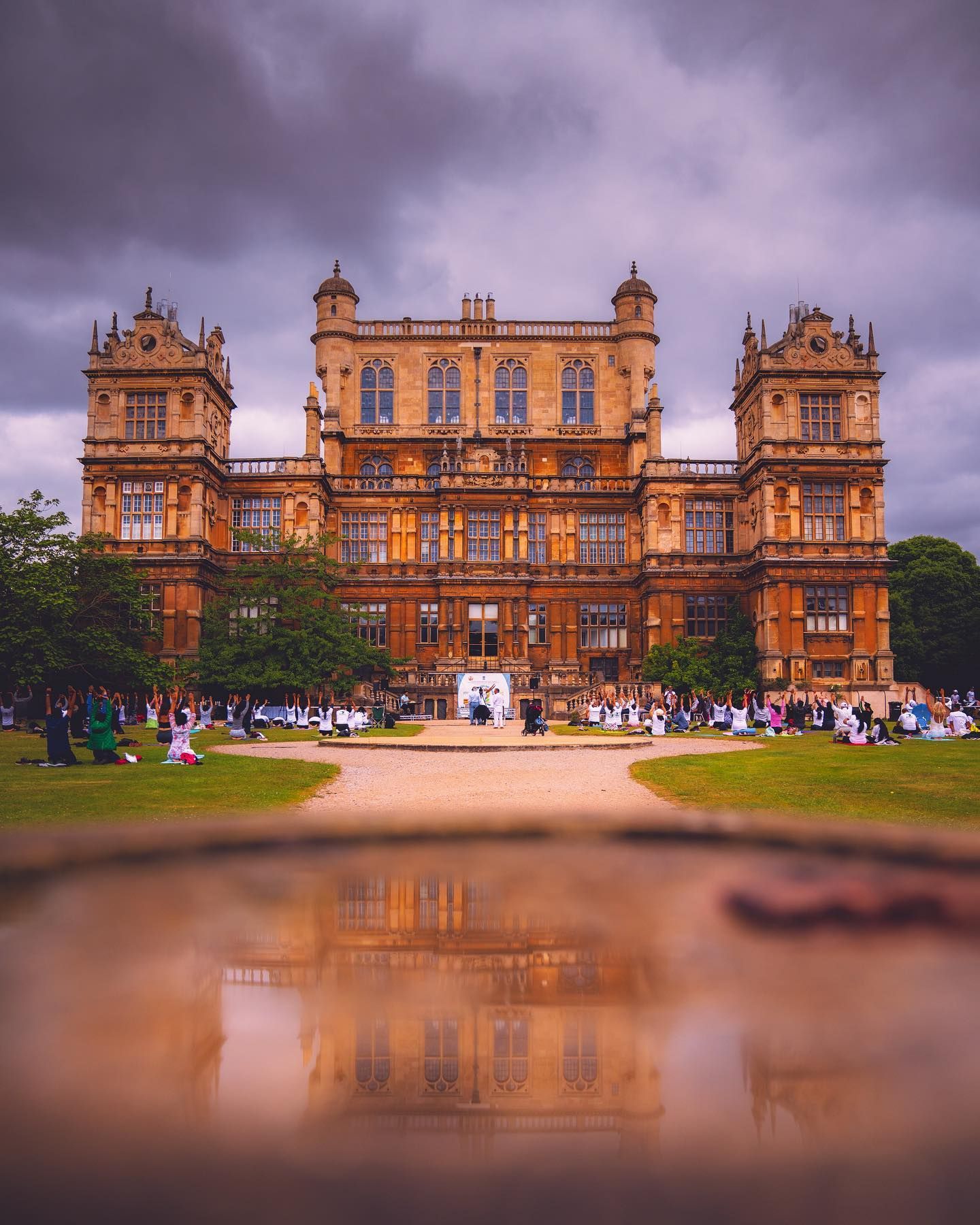 View of the front of Wollaton Hall