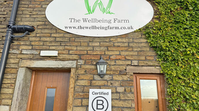 Entrance of The Wellbeing Farm,