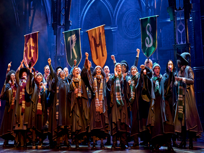 A performance of Harry Potter and the Cursed Child on stage in London