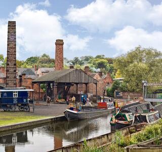 Molo delle barche al Black Country Living Museum, vincitore del premio VisitEngland Awards for Excellence 2025 Gold