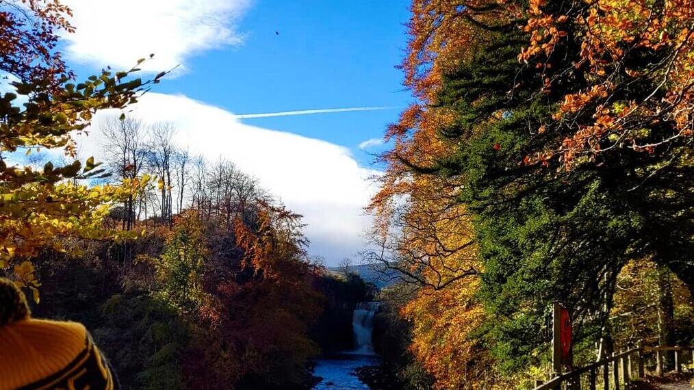 High Force Waterfall, County Durham, England