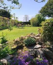 Kräutergarten im Hotel und Restaurant The Traddock in den Yorkshire Dales