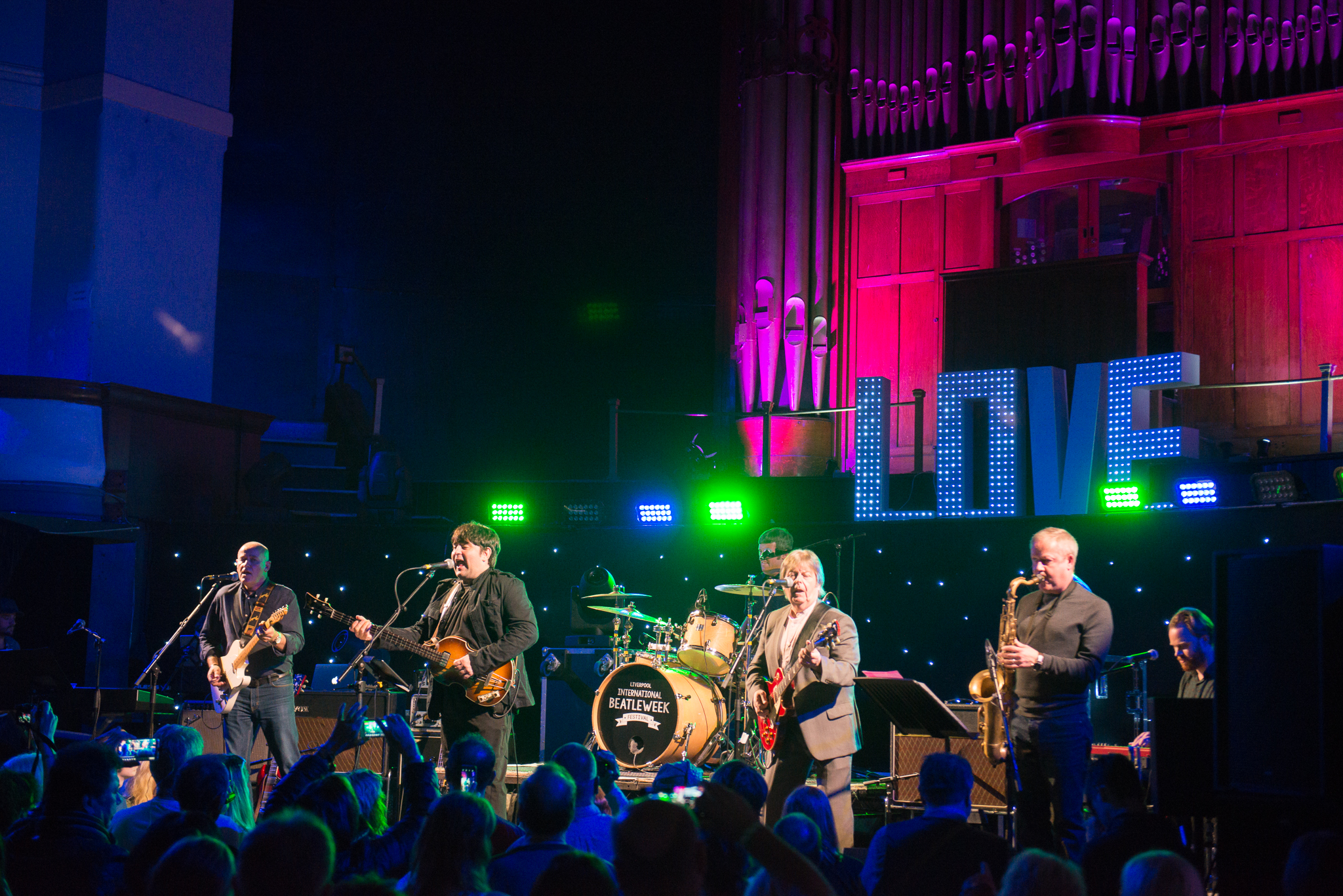 International Beatles Week , band playing on stage