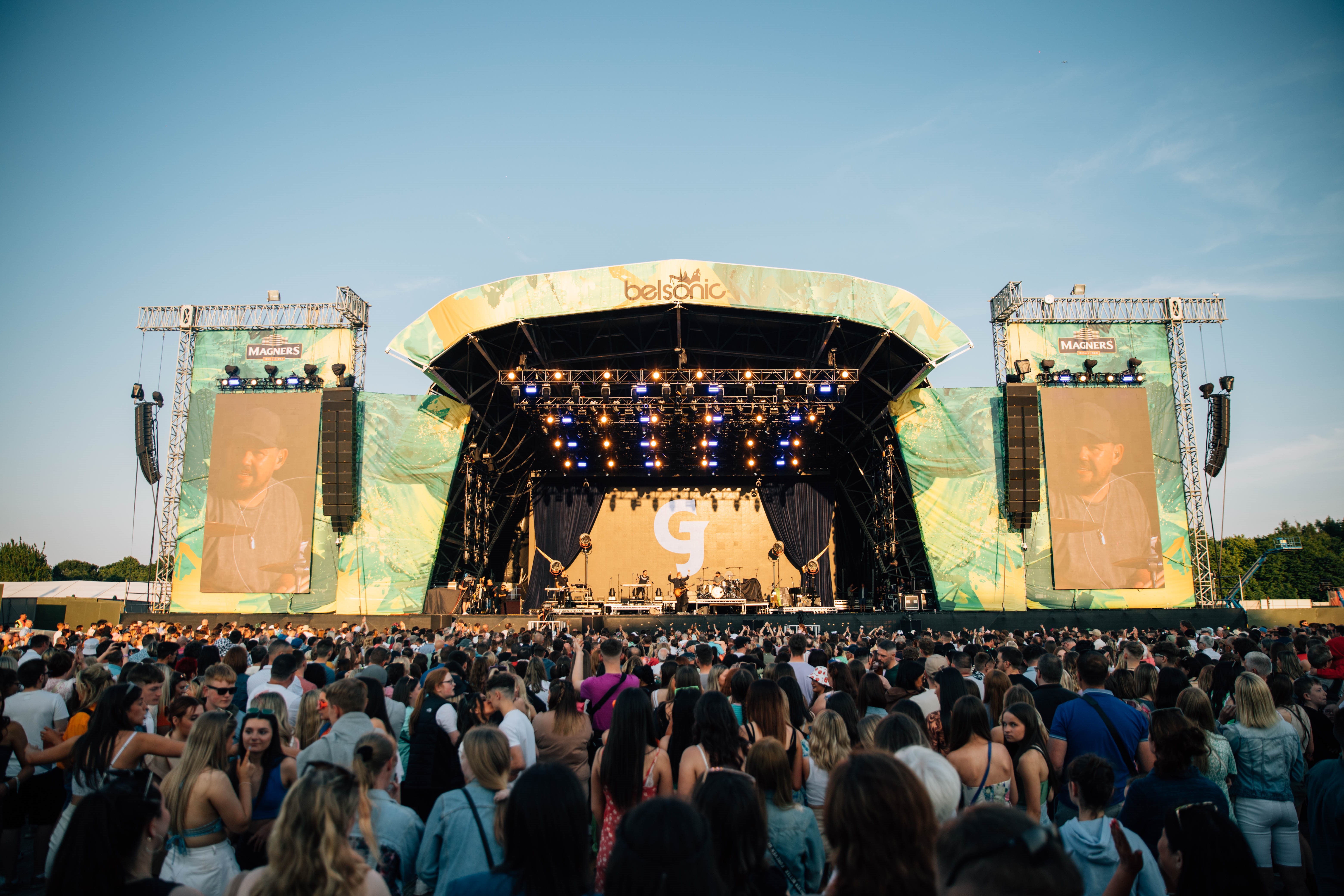 A live concert at Belsonic