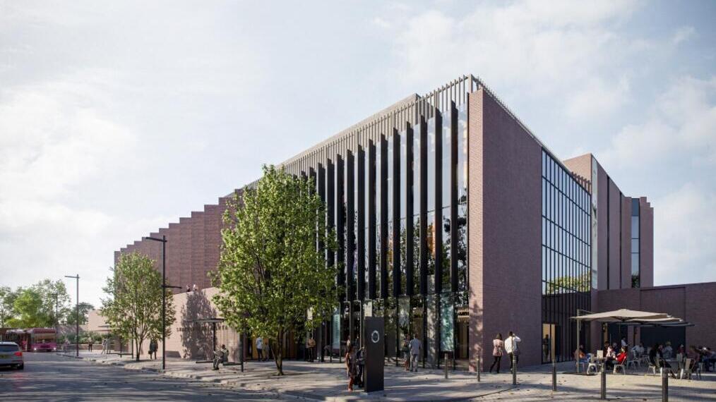 Shakespeare North Playhouse building in daylight, Liverpool.