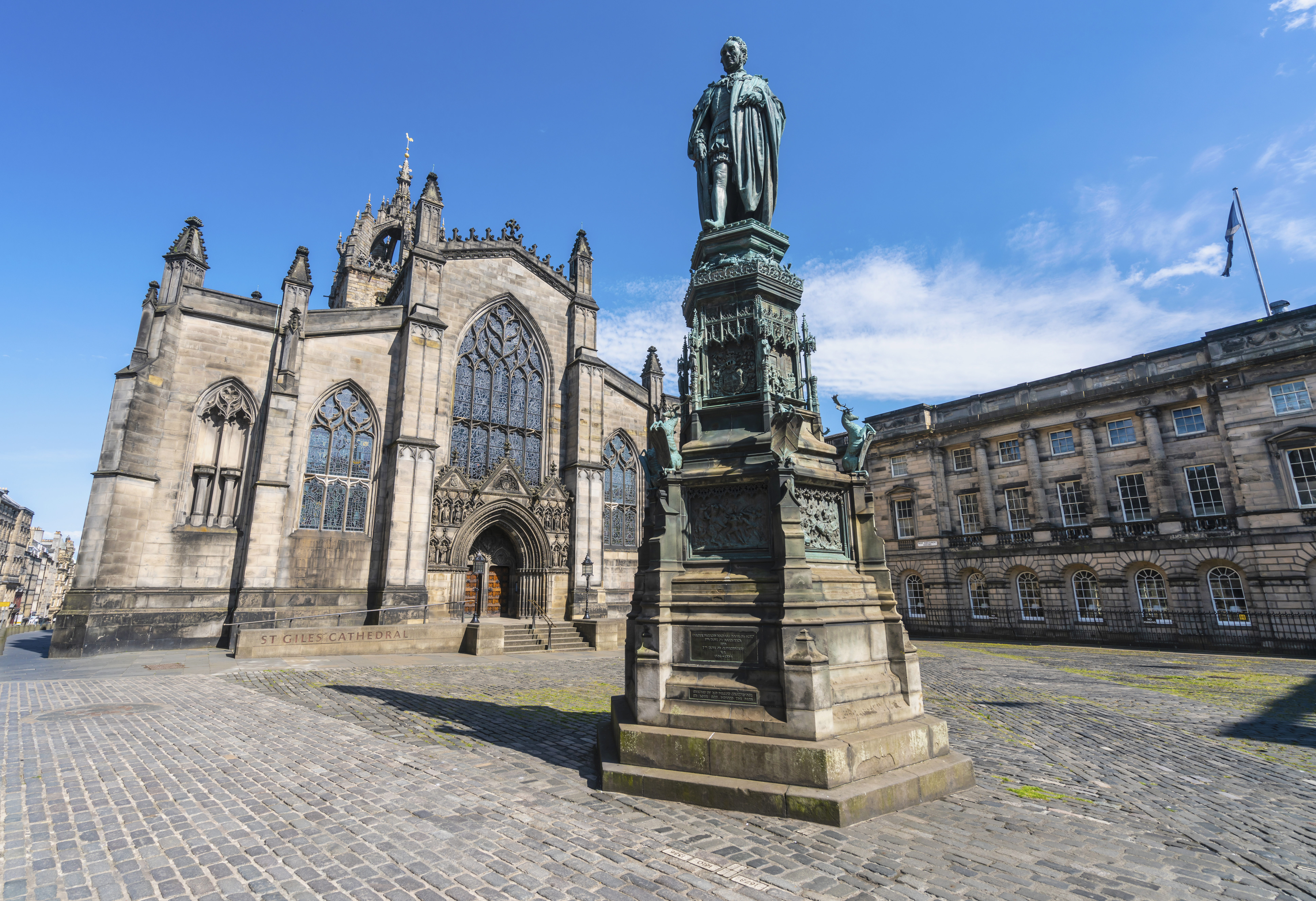Exterior view of St Giles Cathedral