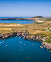 Vue aérienne du littoral