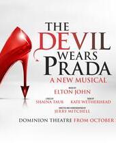 A promo artwork for The Devil Wears Prada musical in London