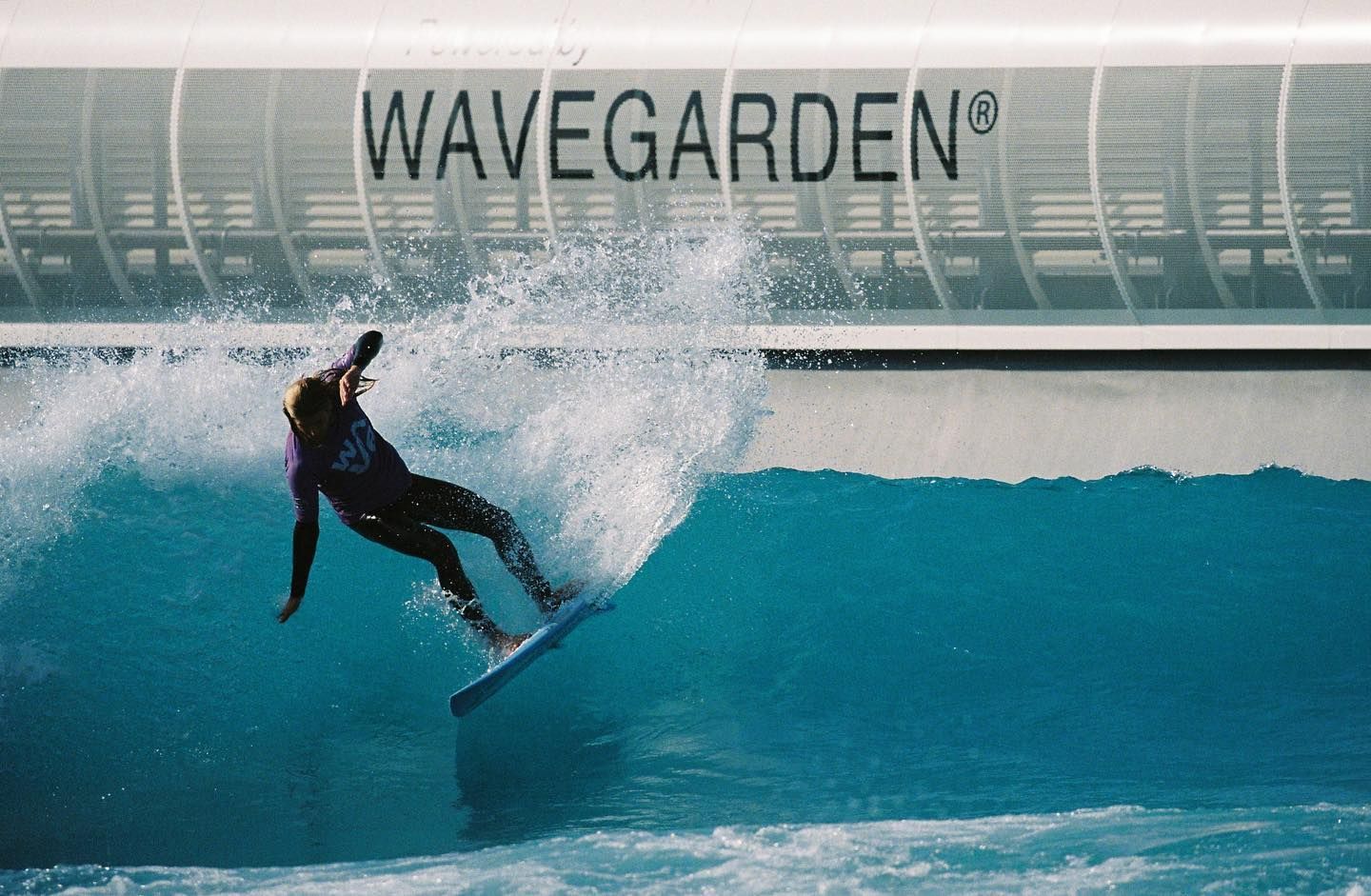 Surfing at the Wave Garden