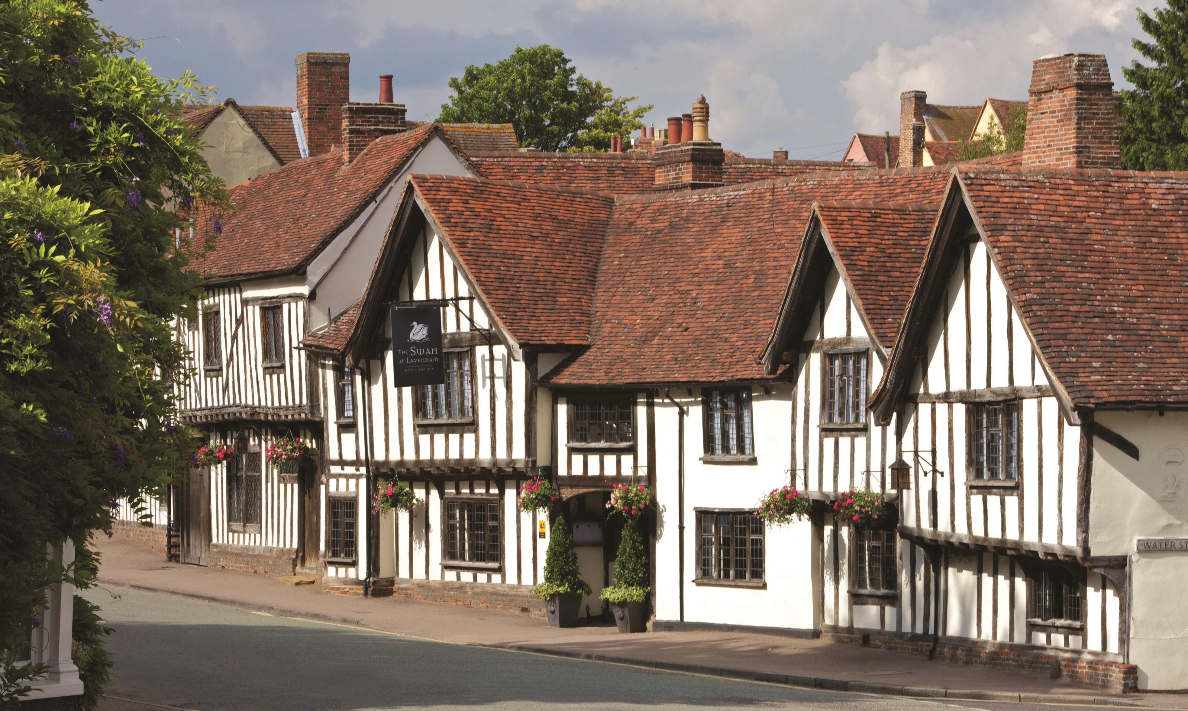 The exterior of The Swan at Lavenham Hotel