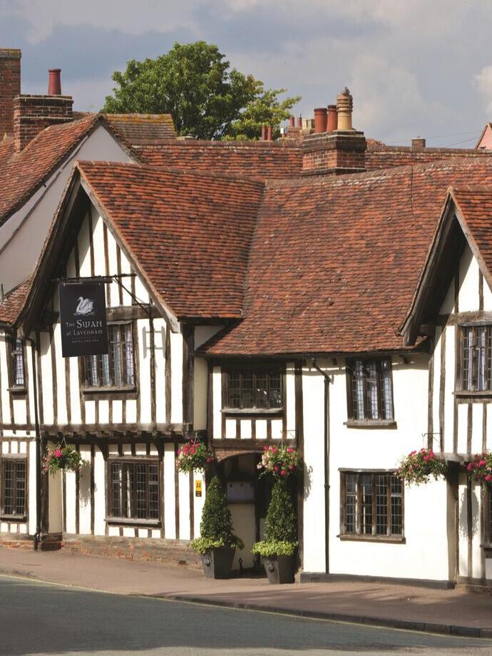 The exterior of The Swan at Lavenham Hotel