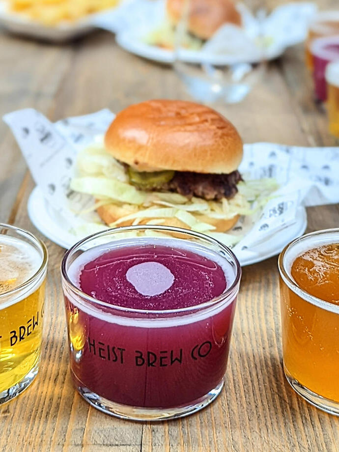 Local food and drink on display as part of the Kelham Island Food Tour in Sheffield