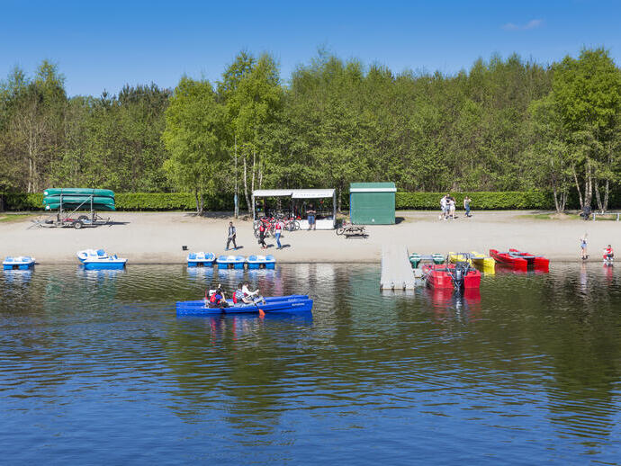 Pedal boat, canoe and bike hire at Loch Lomond Shores, Balloch.