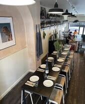 Gedeckter Tisch im Restaurant Dory's in Kent