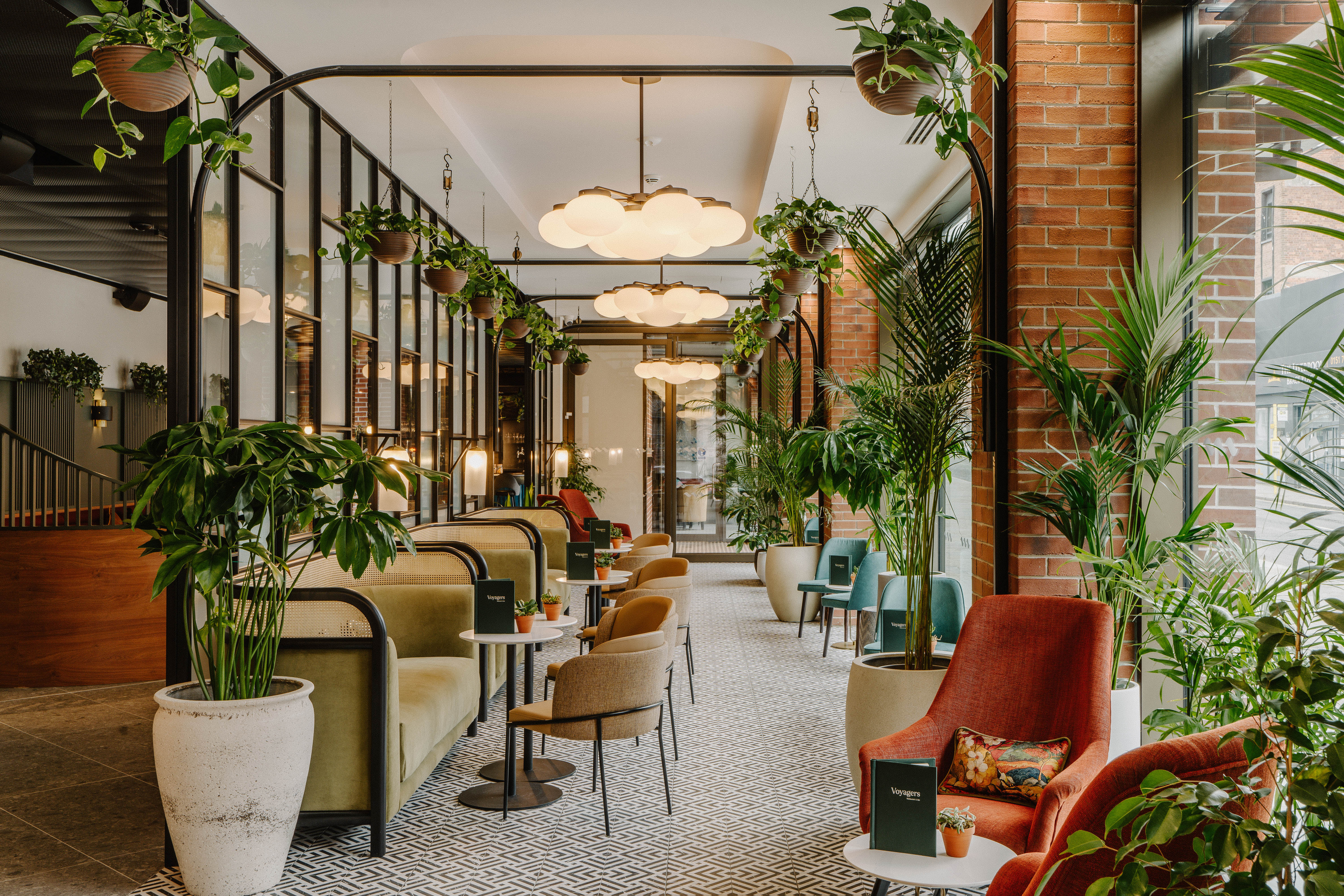 The lobby of the Halyard Liverpool, an IHG hotel