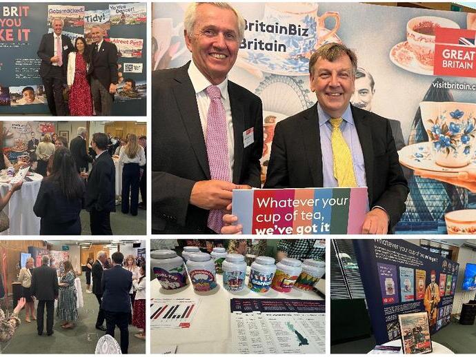 Collage showcasing tourism parliament