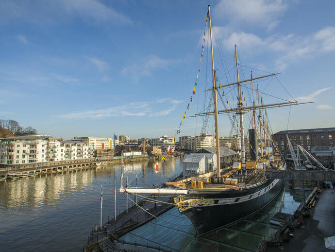 SS Great Britain passenger ship in Bristol.