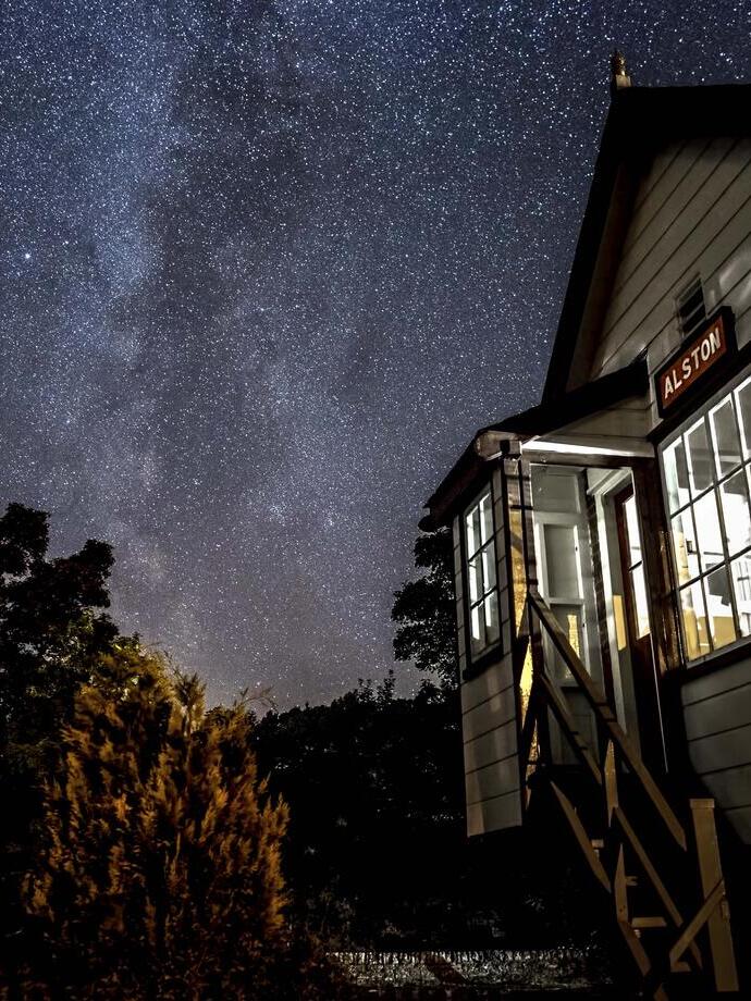 The night sky over the North Pennines