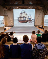Children on a school visit at the Historic Dockyard Chatham