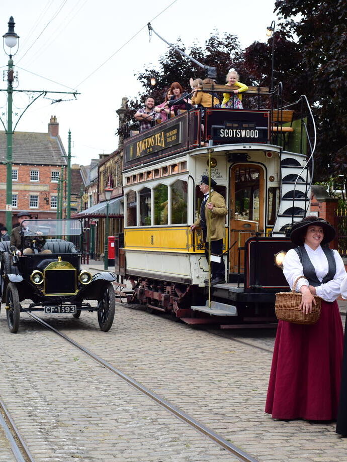 La ciudad de 1900 en el Museo Beamish
