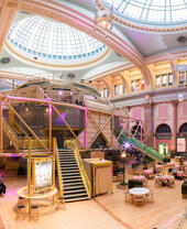 El vestíbulo del Royal Exchange Theatre en Manchester