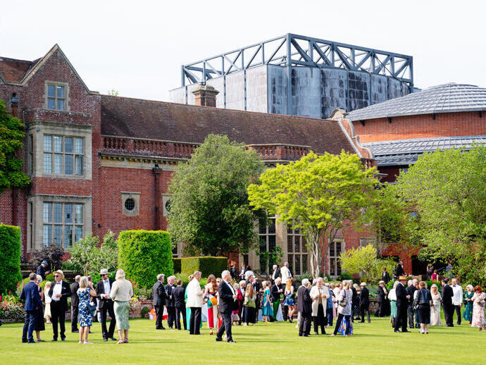 Crowd of people at Glyndebourne