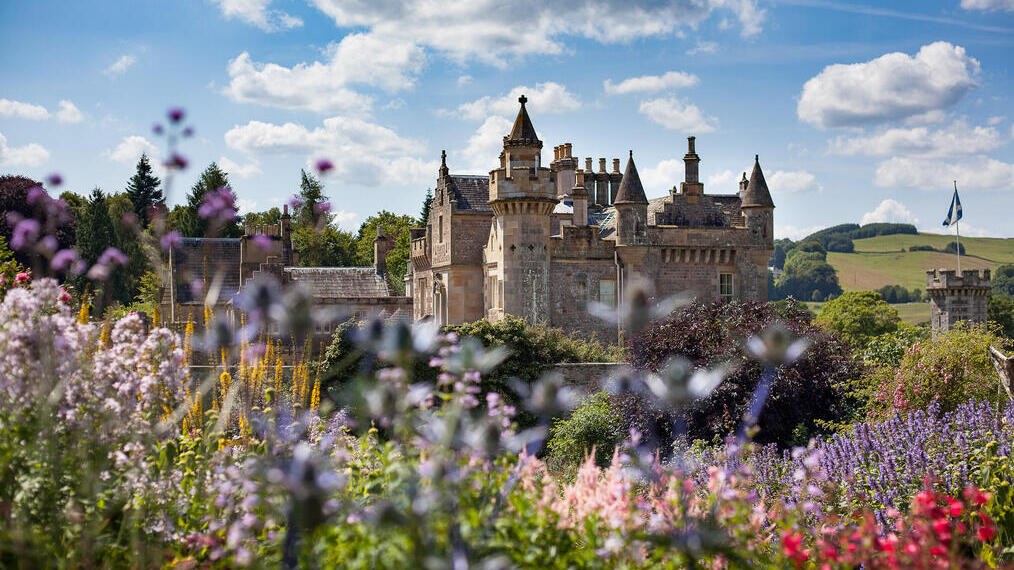 Vista esterna del giardino di Abbotsford