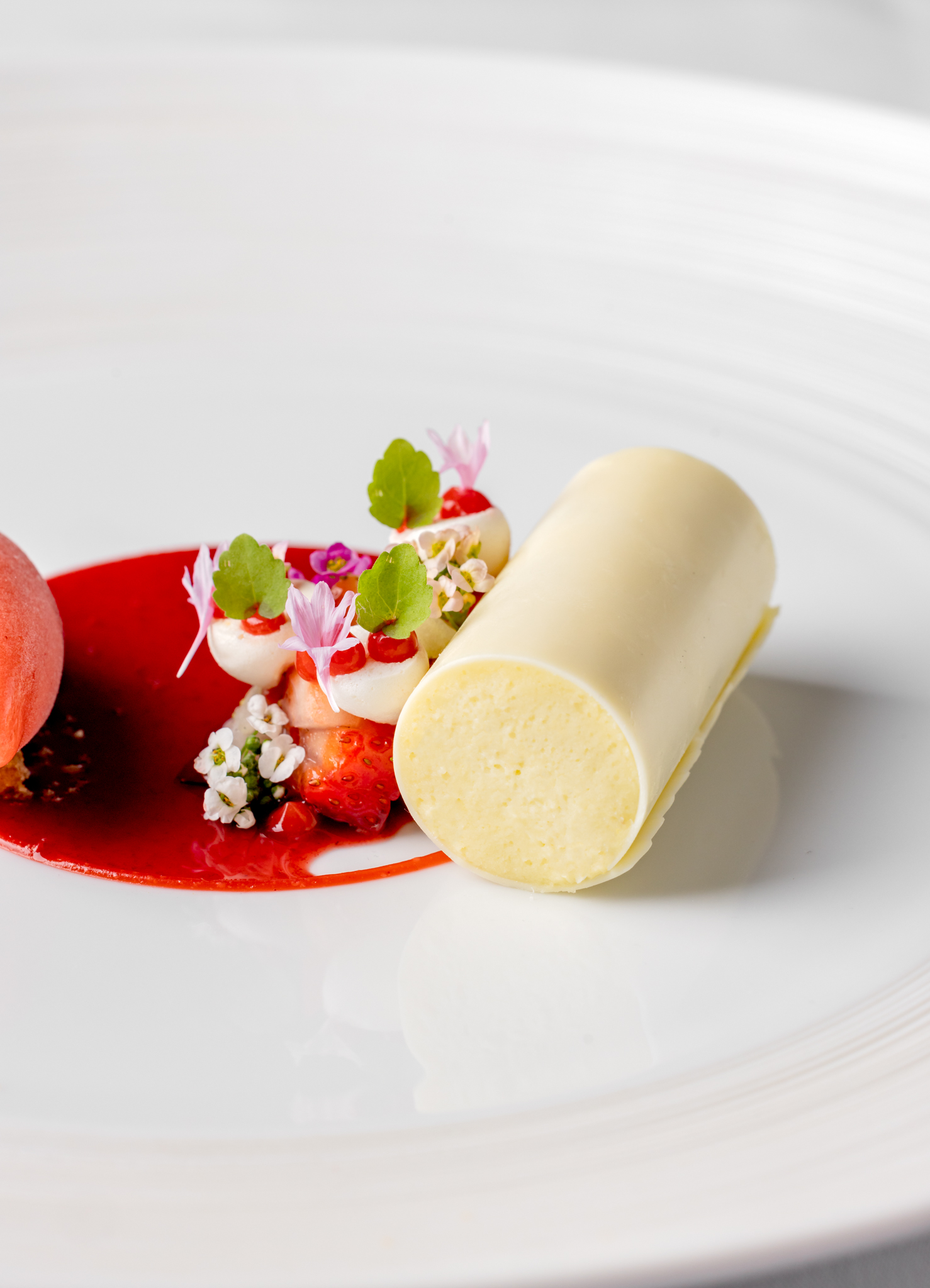 Close up of a plate of food