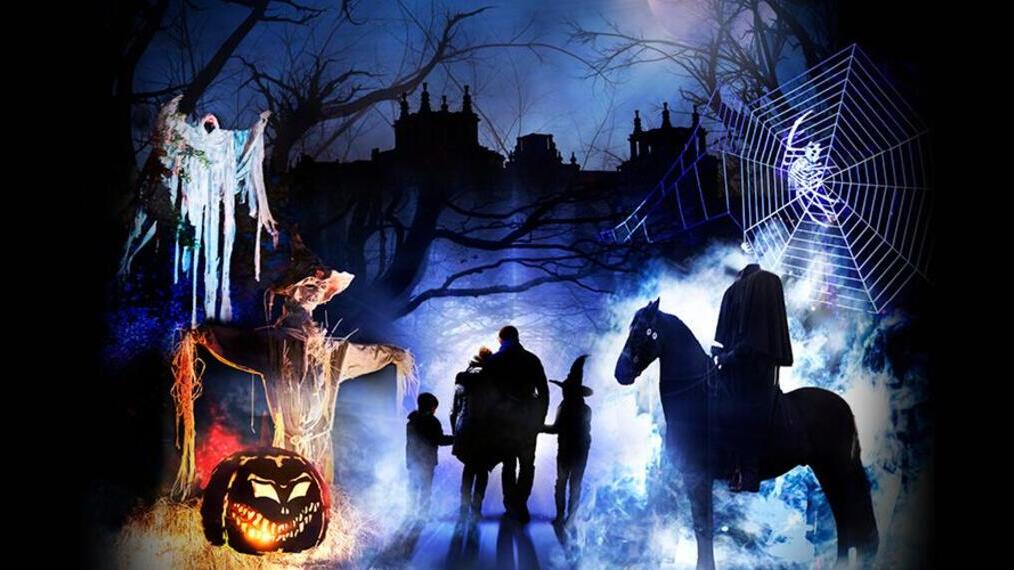 Halloween at a palace