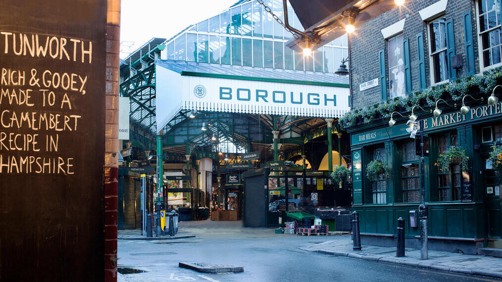 Entrance to Borough market, London