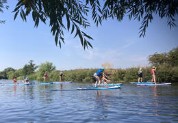 Tour de la rivière Avon en stand-up paddle