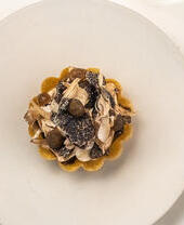 Close up of a plate of food at The Dining Room