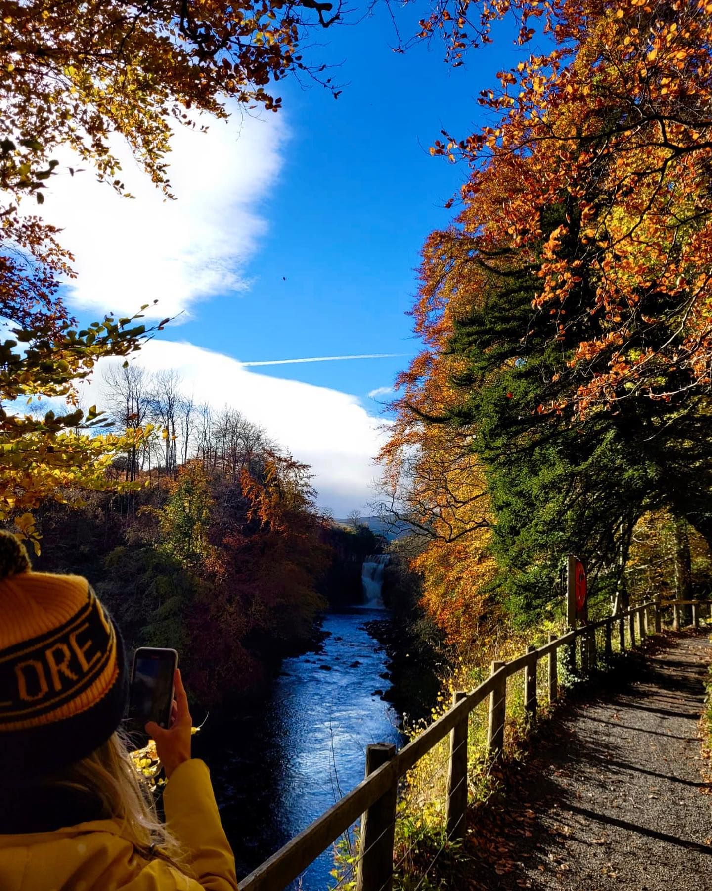 High Force Waterfall, County Durham, England