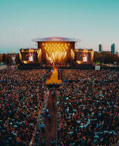 Nicki Minaj on the main stage at Wireless Festival in London